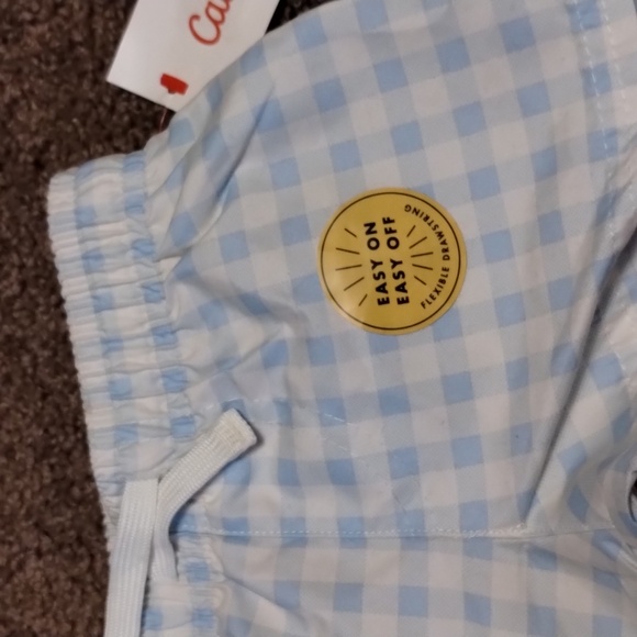 Cat & Jack baby swim shorts flexible drawstring size0-3M - Picture 2 of 4